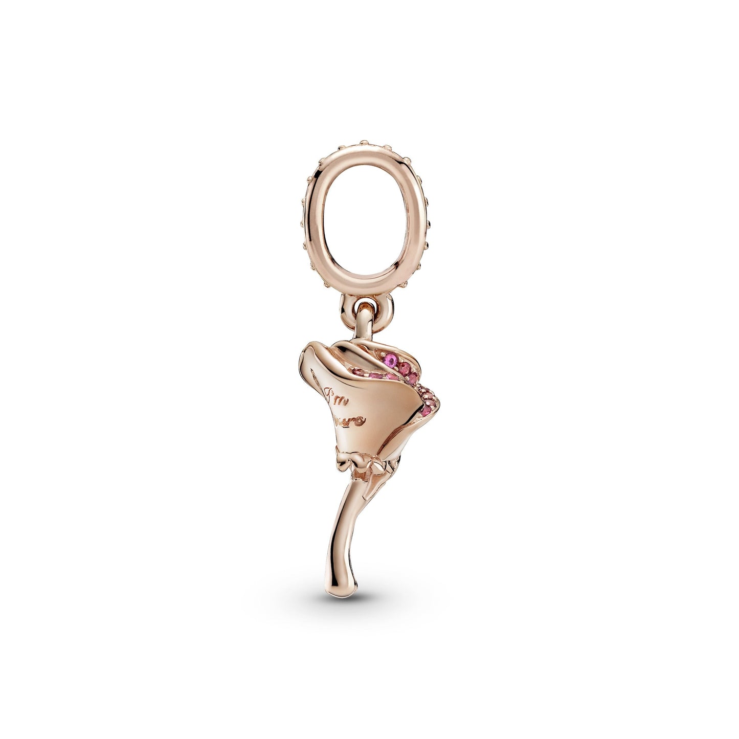 Rose Flower Dangle Charm Premium Fashion Jewelry Gift Collection