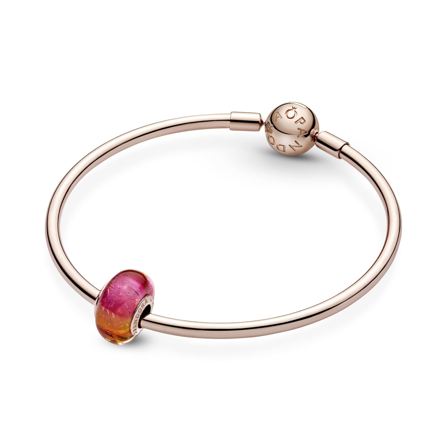 Glittering Sunset Murano Glass Charm Premium Fashion Jewelry Gift Collection
