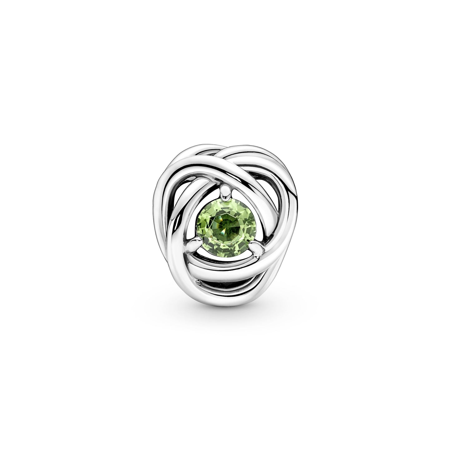 Spring Green Eternity Circle Charm Premium Fashion Jewelry Gift Collection