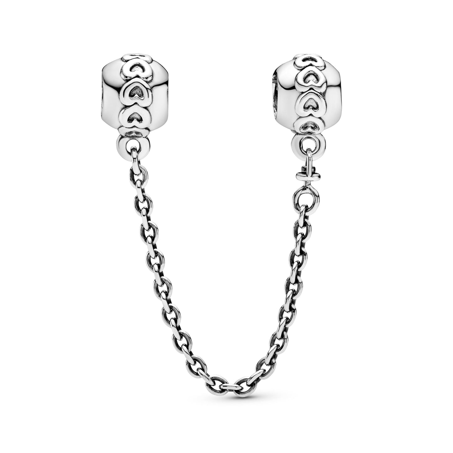 Band of Hearts Safety Chain Charm Premium Fashion Jewelry Gift Collection