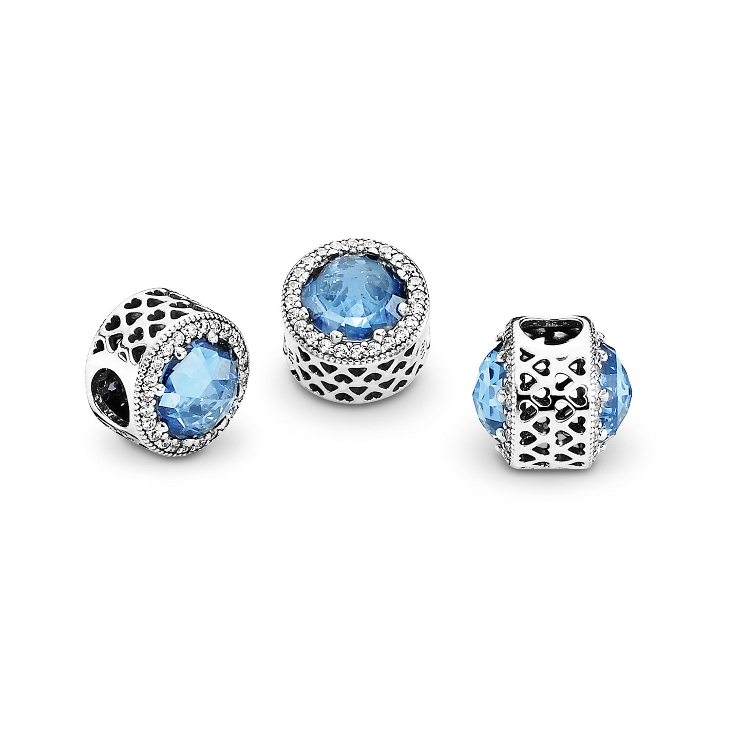 Sparkling Sky Blue Charm Premium Fashion Jewelry Gift Collection