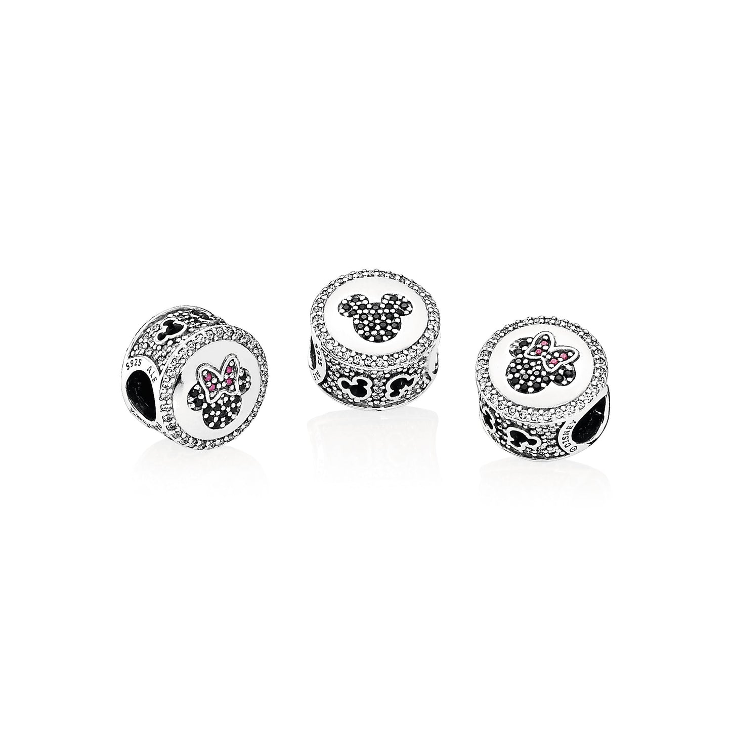 Disney Mickey & Minnie Charm Premium Fashion Jewelry Gift Collection