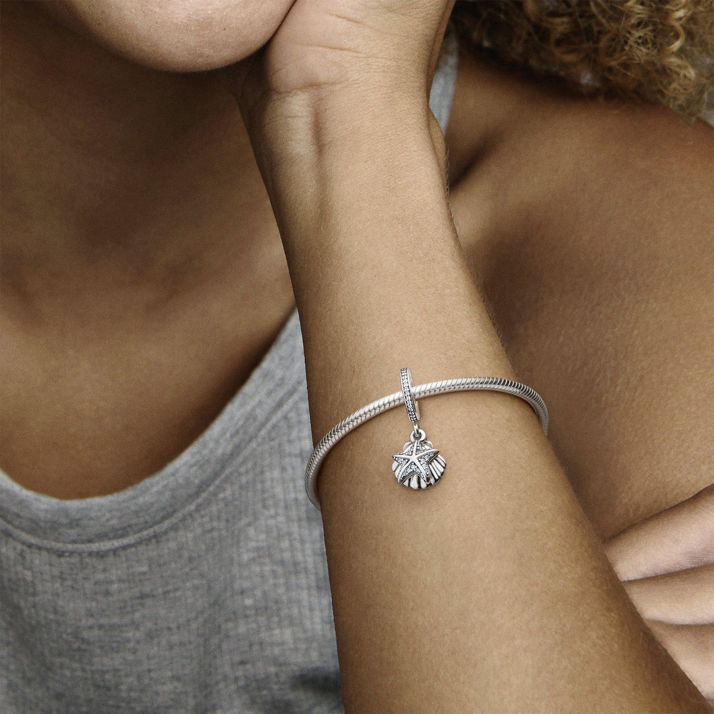 Starfish & Sea Shell Dangle Charm Premium Fashion Jewelry Gift Collection