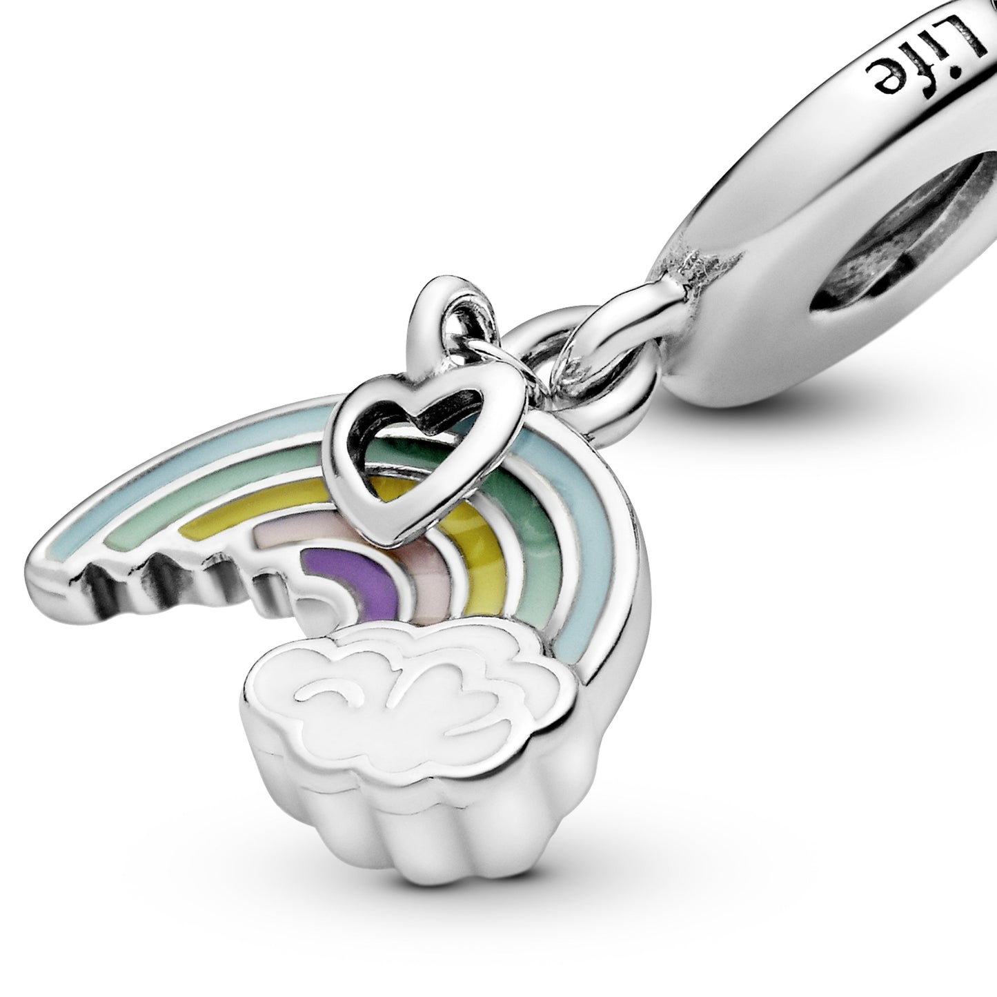 Rainbow & Cloud Dangle Charm Premium Fashion Jewelry Gift Collection