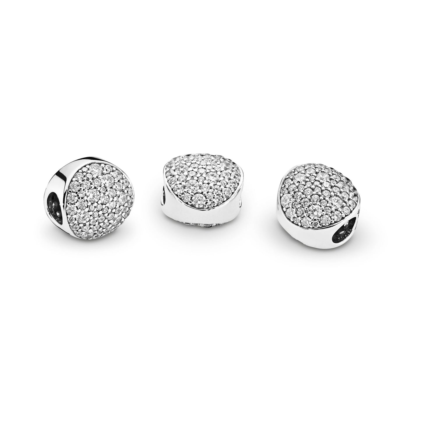Round Pavé Charm Premium Fashion Jewelry Gift Collection