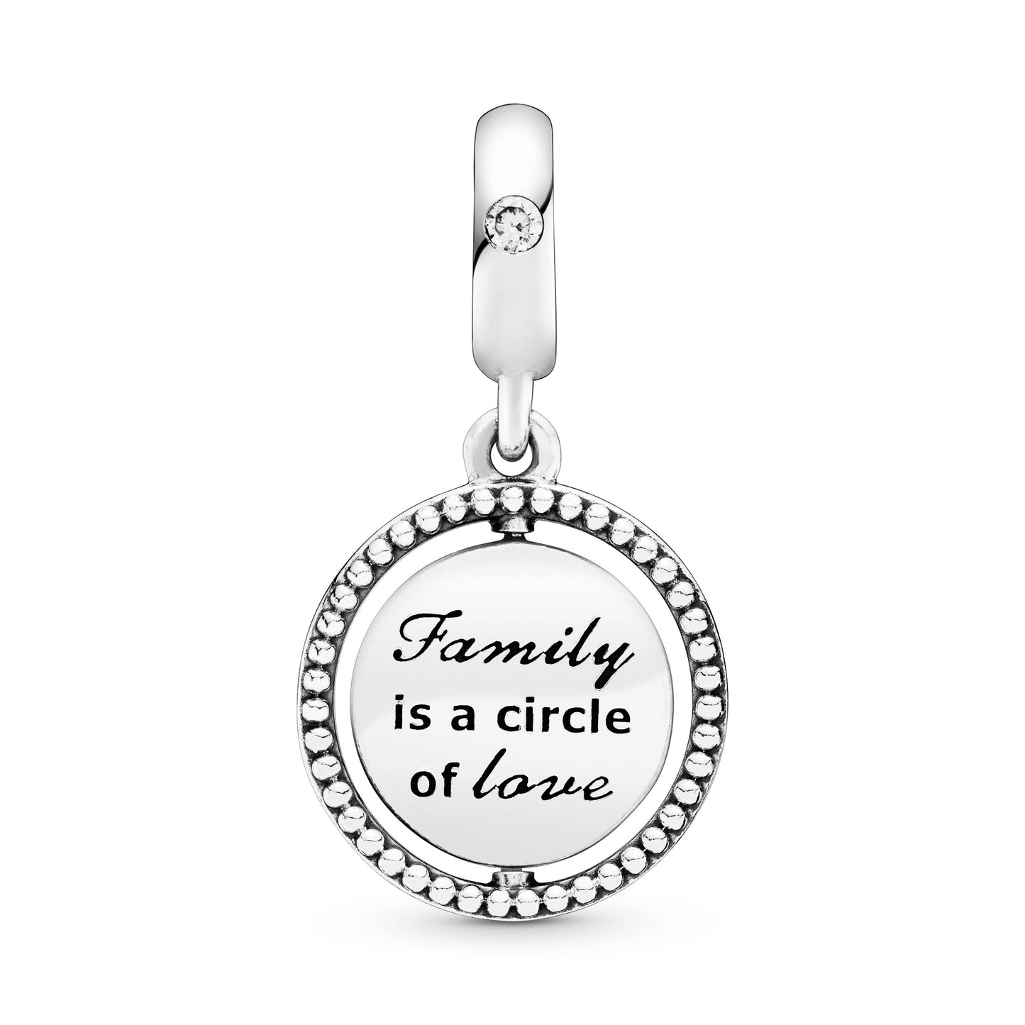 Spinning Family Tree Dangle Charm Premium Fashion Jewelry Gift Collection