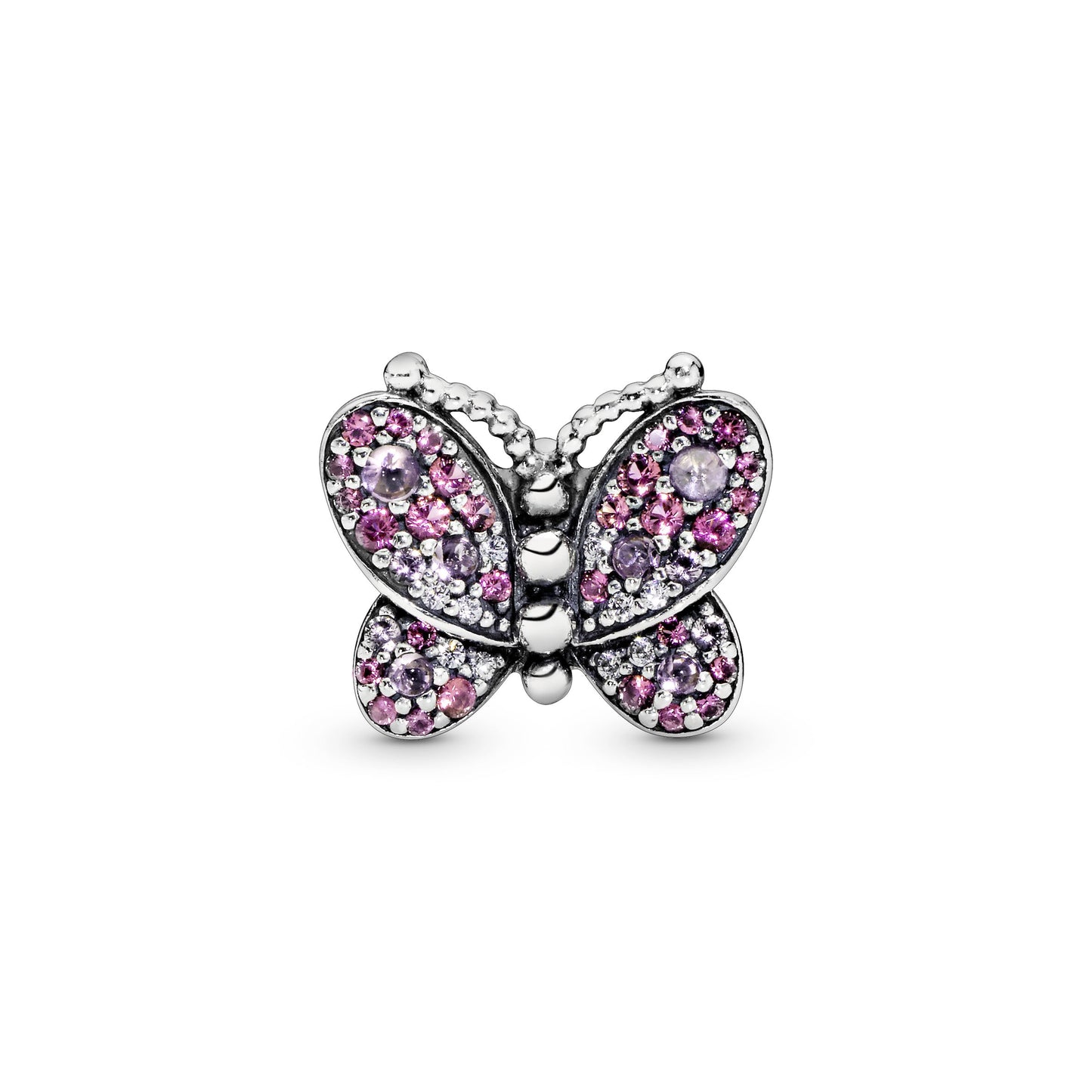 Pink Pavé Butterfly Charm Premium Fashion Jewelry Gift Collection