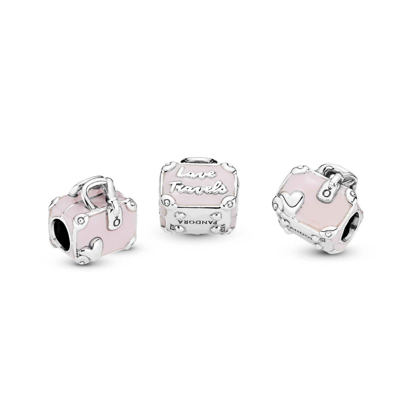 Pink Travel Bag Charm Premium Fashion Jewelry Gift Collection