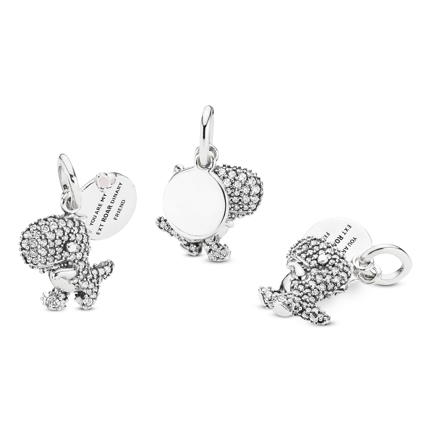 Pavé Dinosaur Dangle Charm Premium Fashion Jewelry Gift Collection