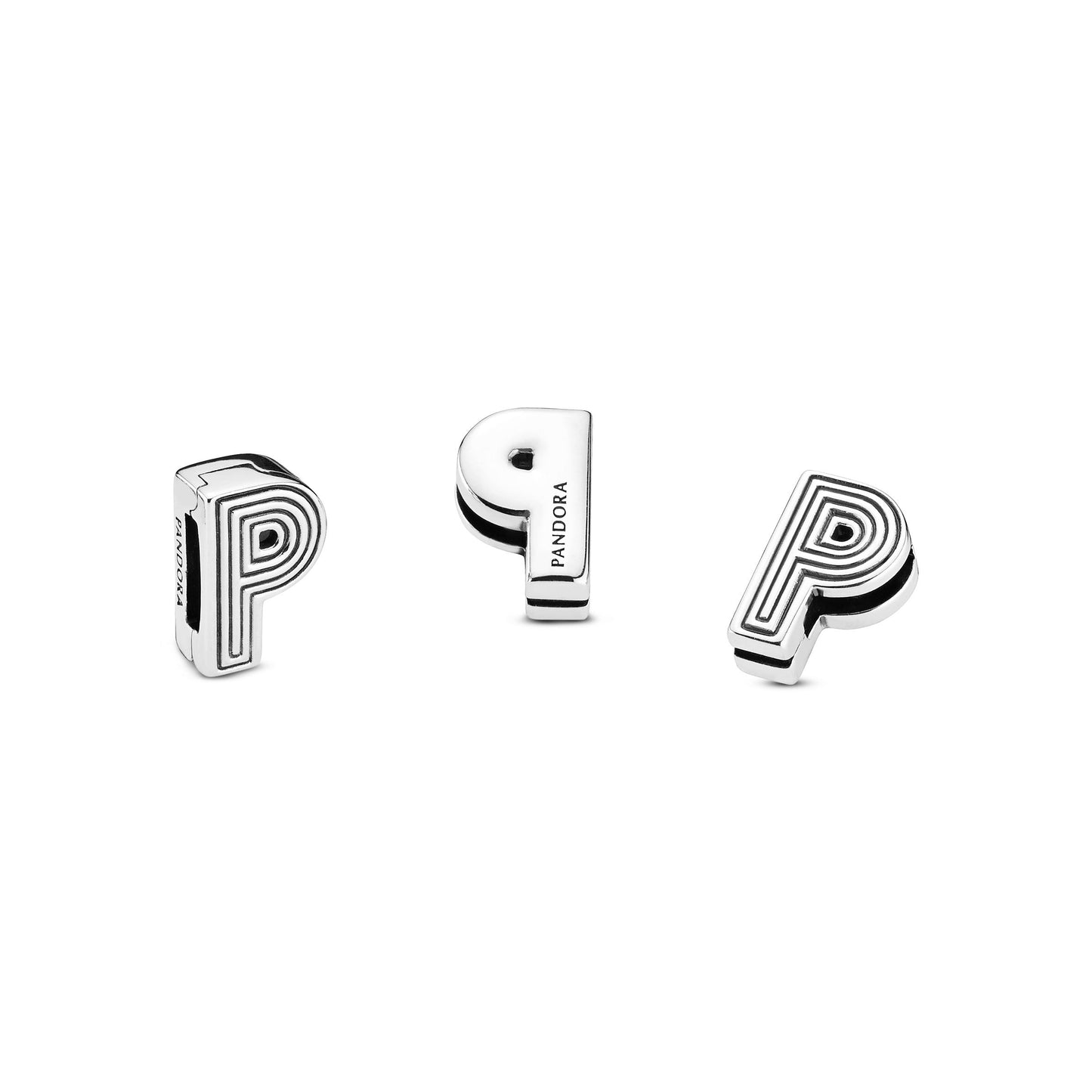 Letter P Clip Charm Premium Fashion Jewelry Gift Collection