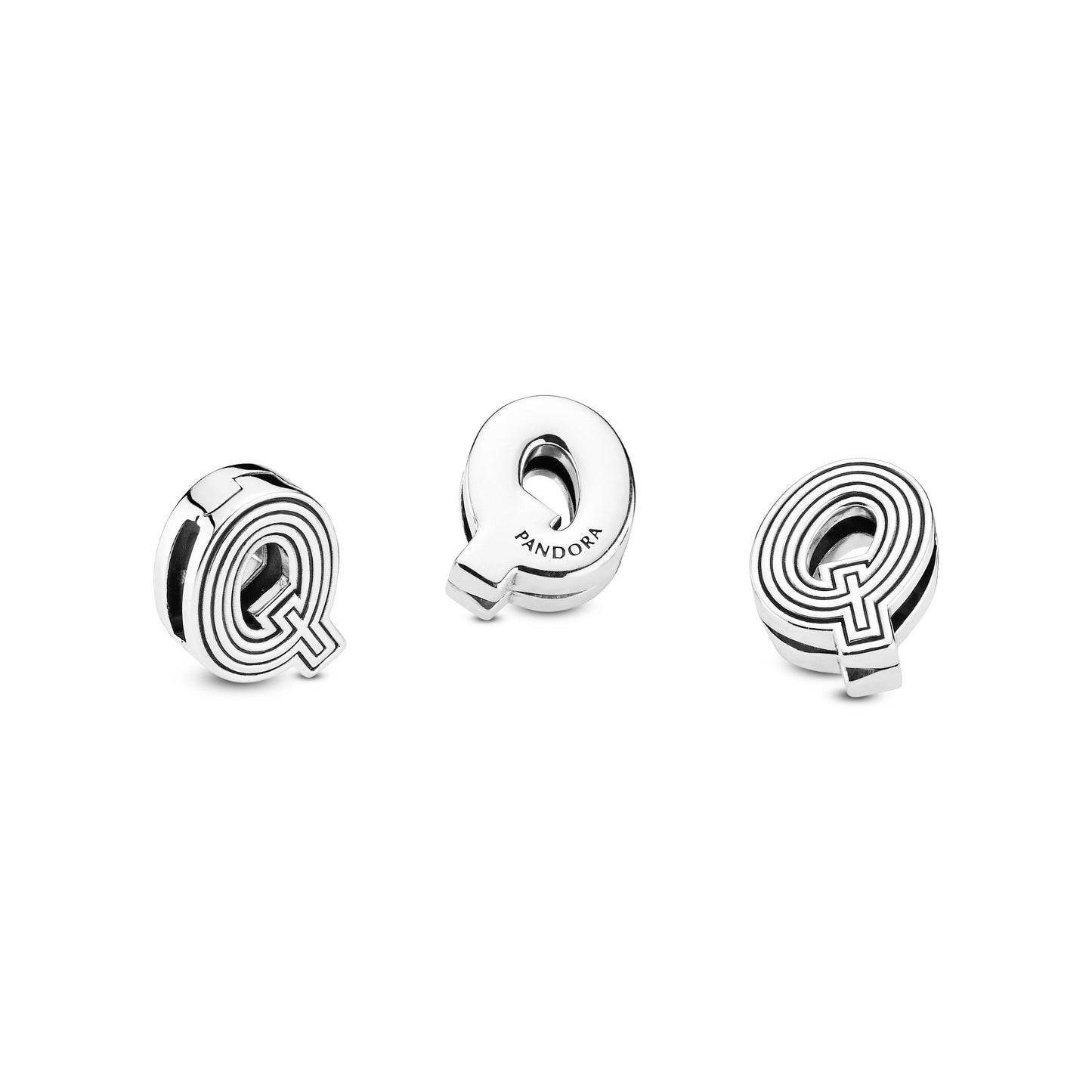 Letter Q Clip Charm Premium Fashion Jewelry Gift Collection