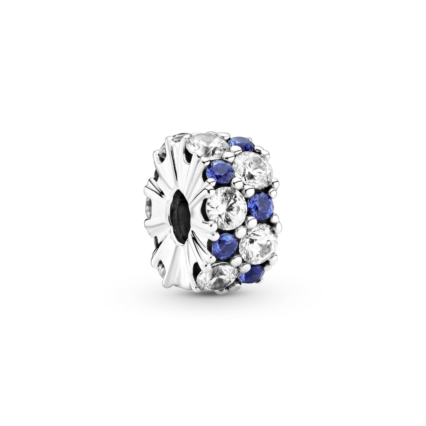 Clear & Blue Sparkling Clip Charm Premium Fashion Jewelry Gift Collection
