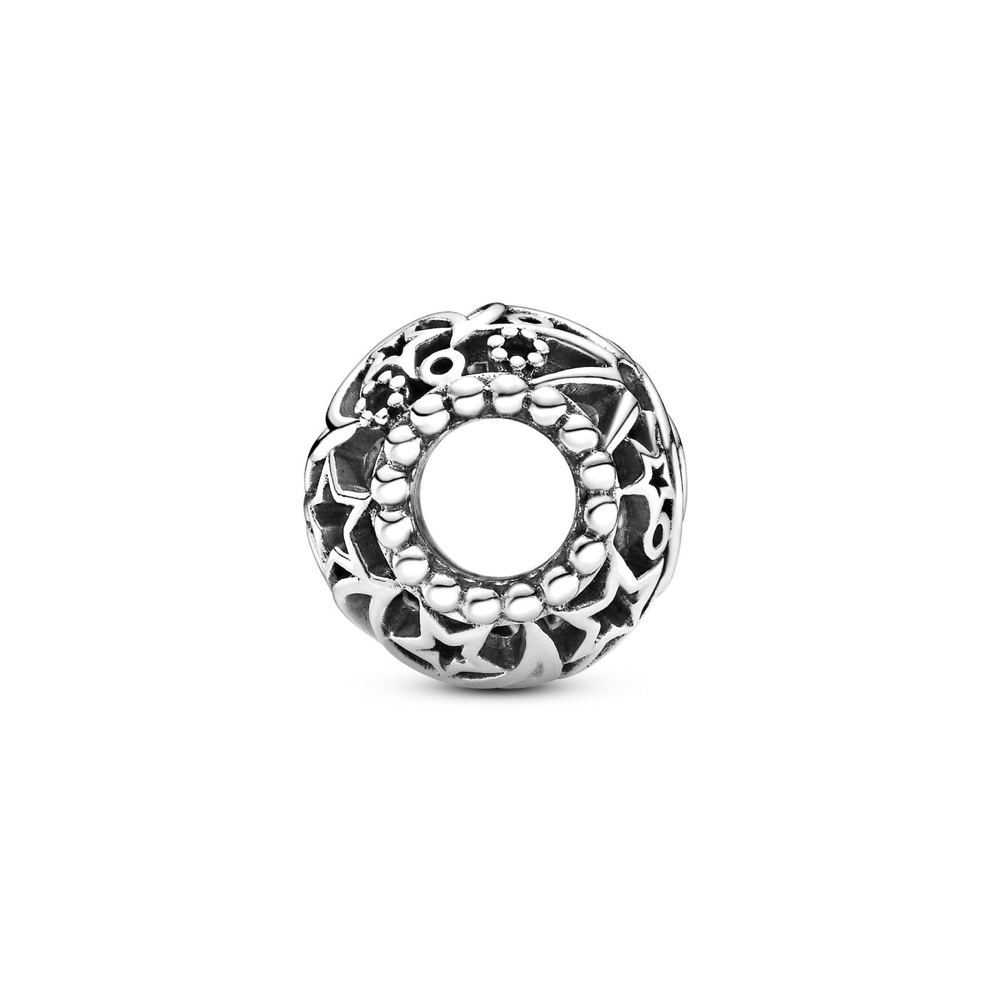 Openwork Sun, Stars & Moon Charm Premium Fashion Jewelry Gift Collection