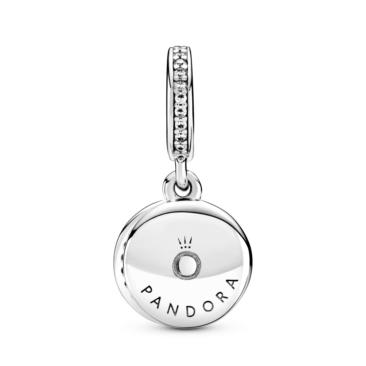 Sparkling Green Disc Double Dangle Charm Premium Fashion Jewelry Gift Collection