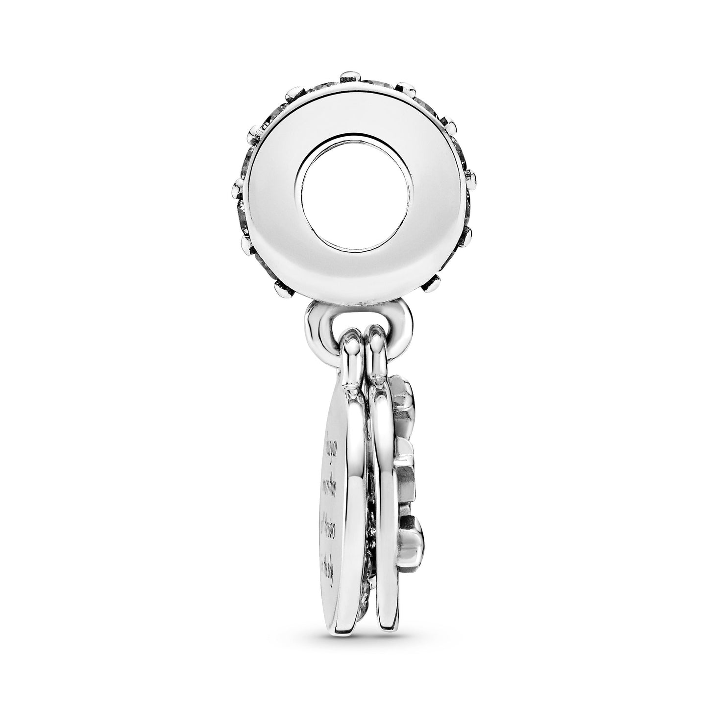 Blue Night Sky Crescent Moon & Stars Dangle Charm Premium Fashion Jewelry Gift Collection