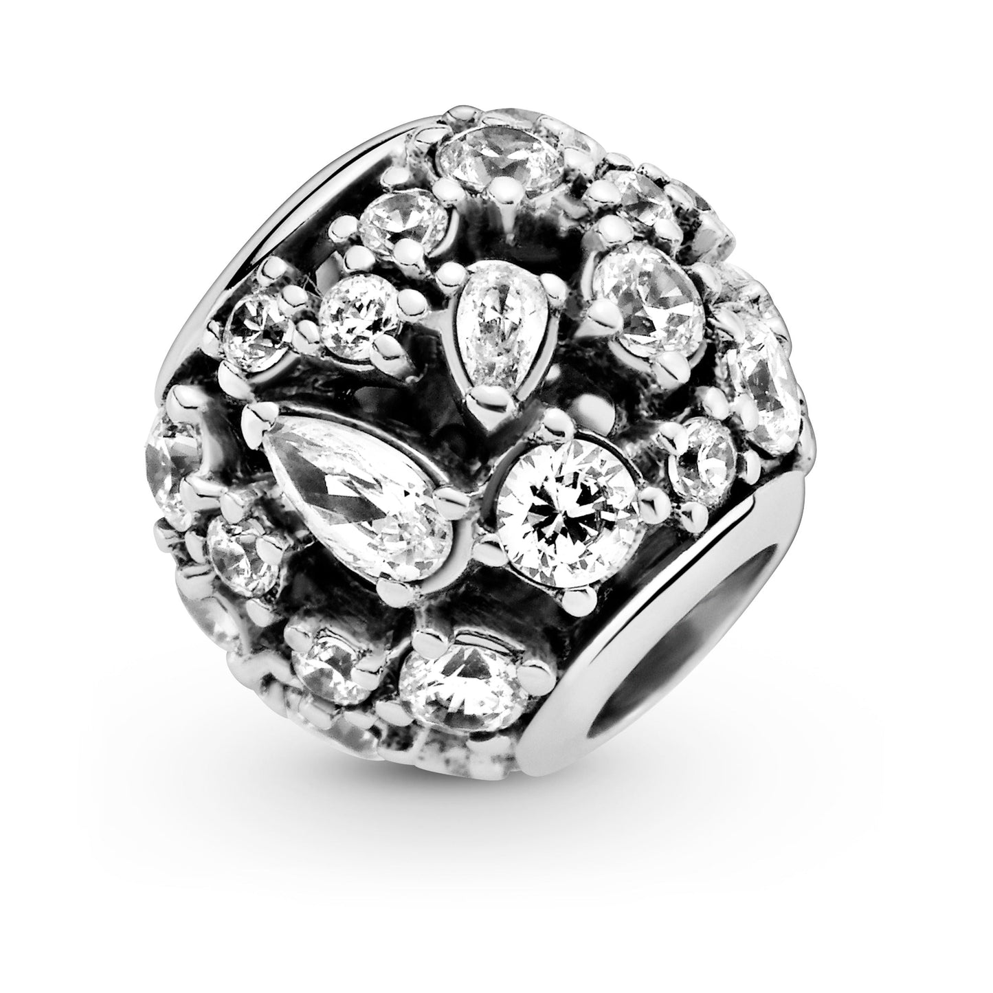 Sparkling Round Openwork Charm Premium Fashion Jewelry Gift Collection