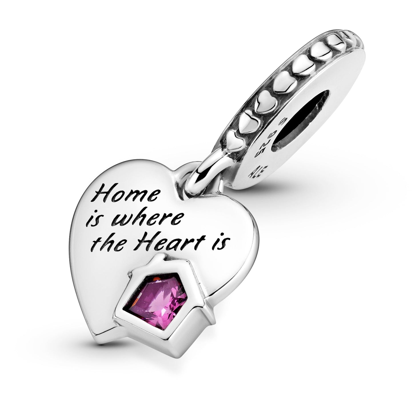 Love My Home Heart Dangle Charm Premium Fashion Jewelry Gift Collection