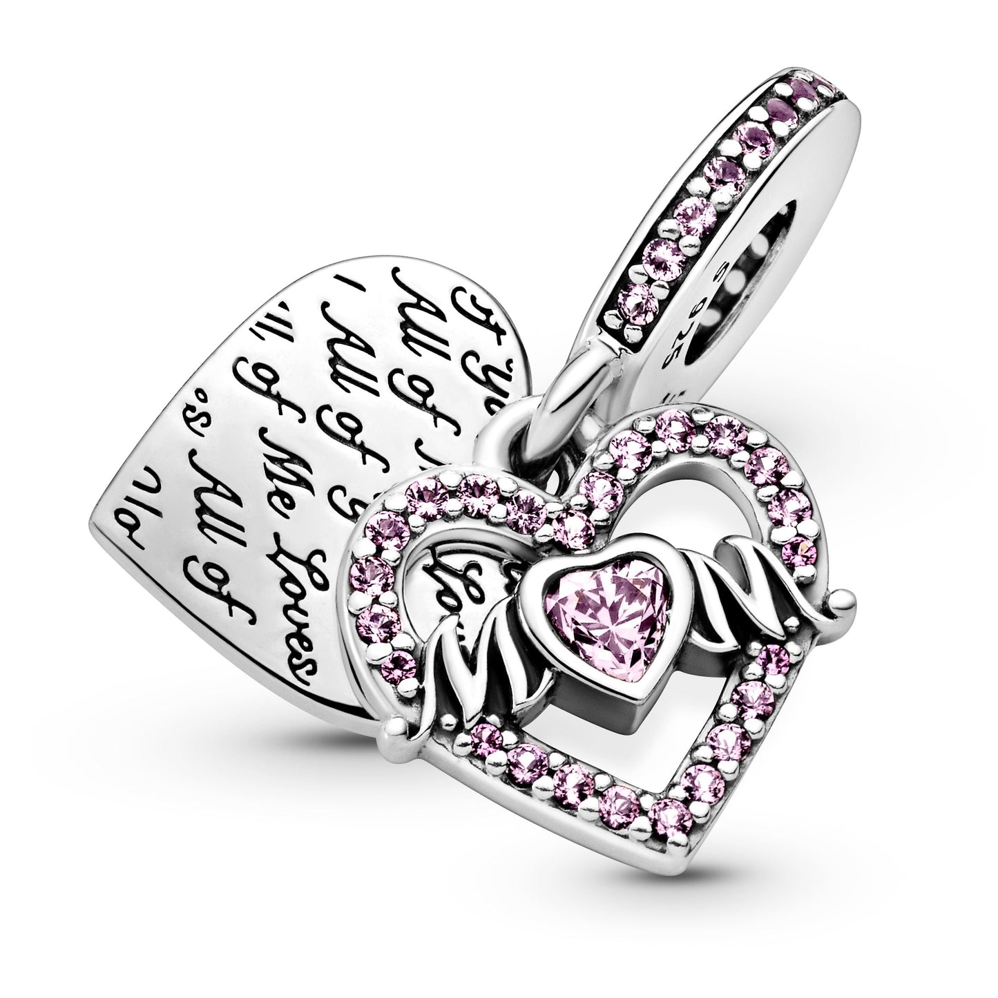 Heart & Mum Dangle Charm Premium Fashion Jewelry Gift Collection