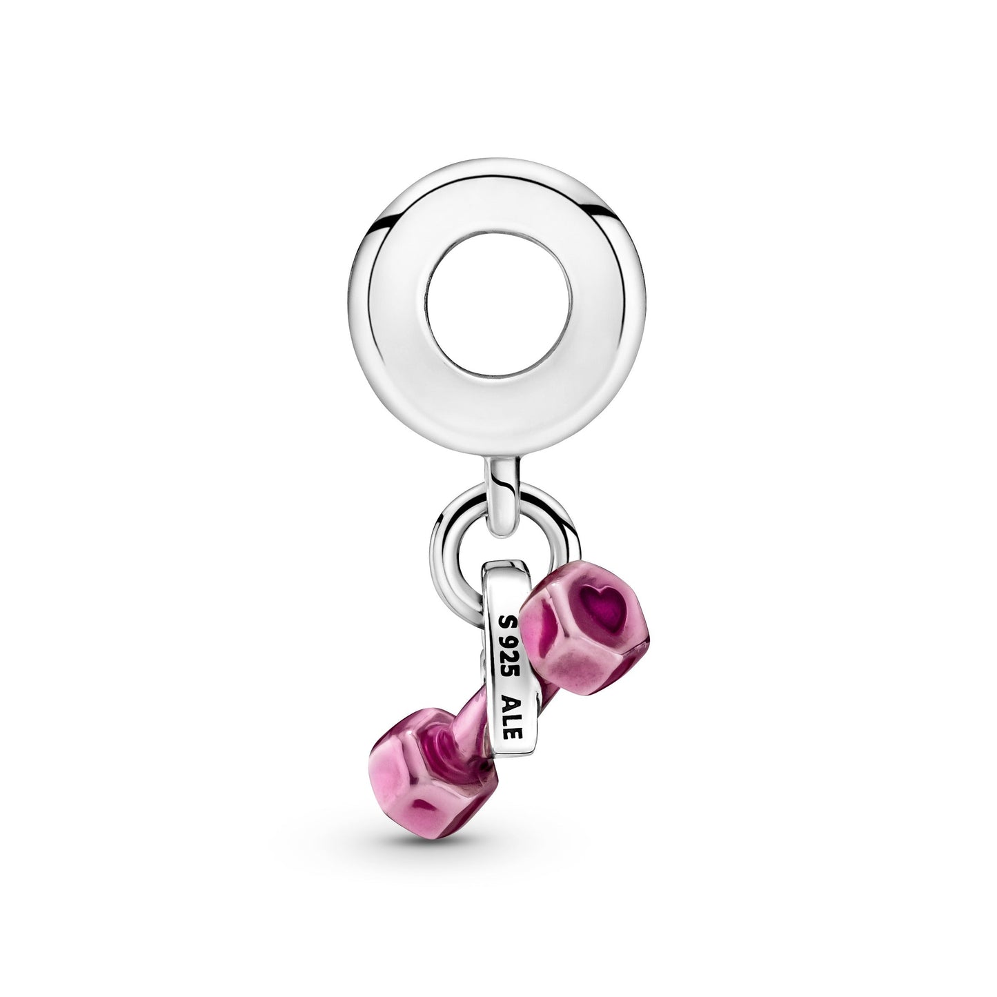 Dumbbell & Heart Dangle Charm Premium Fashion Jewelry Gift Collection