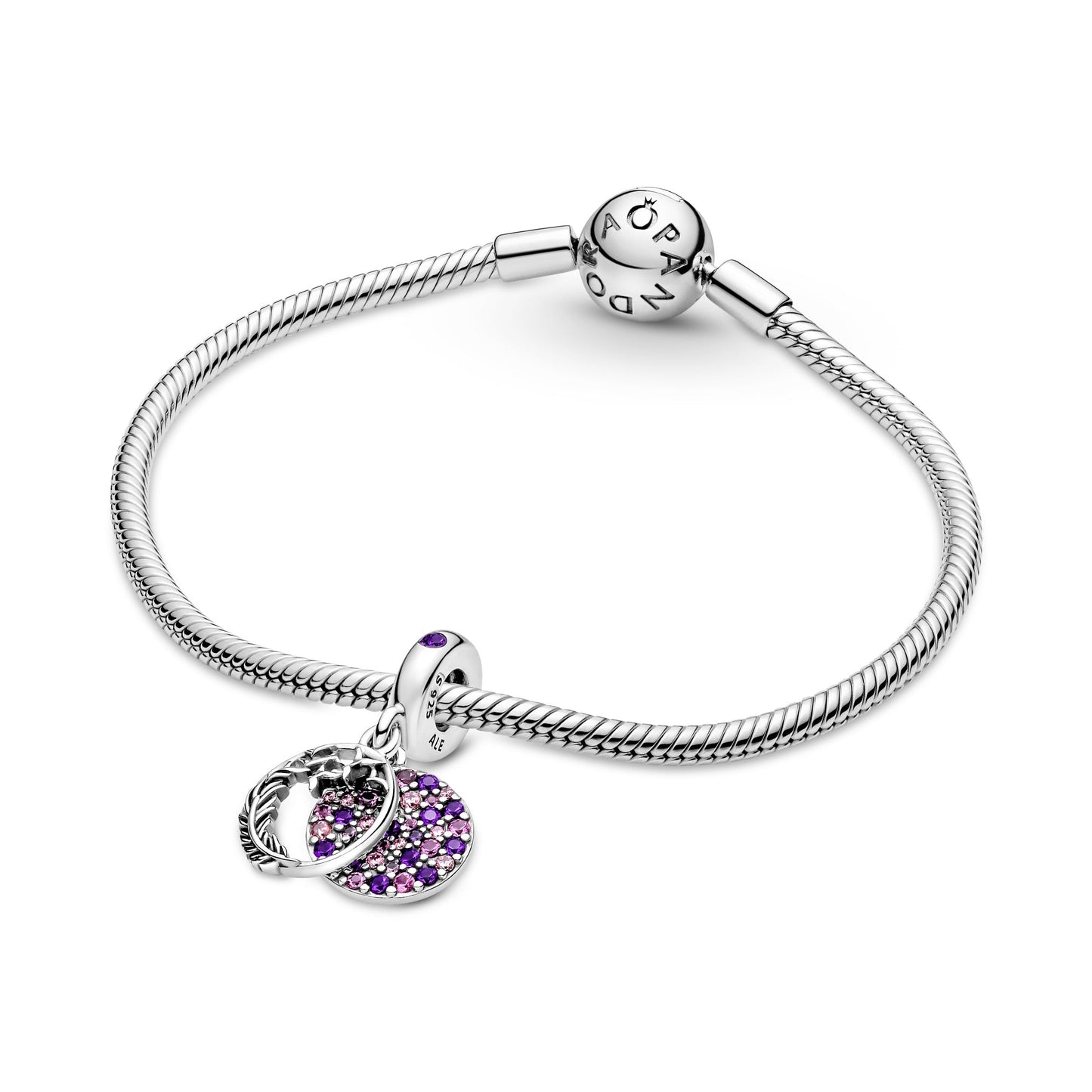 Pavé Feather Dangle Charm Premium Fashion Jewelry Gift Collection
