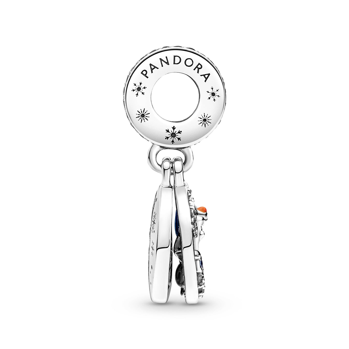 Disney Frozen Snow Olaf Double Dangle Charm Premium Fashion Jewelry Gift Collection