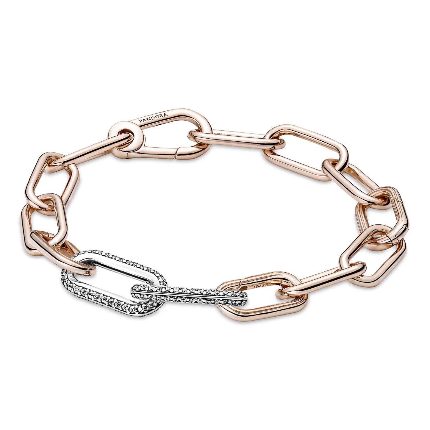 Pandora ME Styling Pavé Double Link Premium Fashion Jewelry Gift Collection