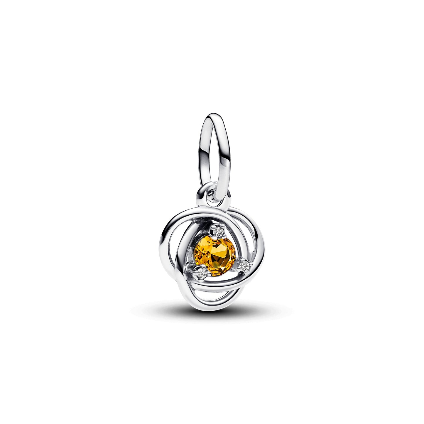Honey Eternity Circle Dangle Charm Premium Fashion Jewelry Gift Collection