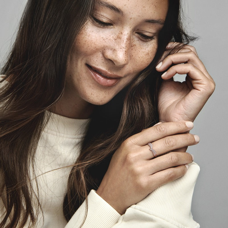 Sparkling Leaves Ring Popular Style Premium Collection