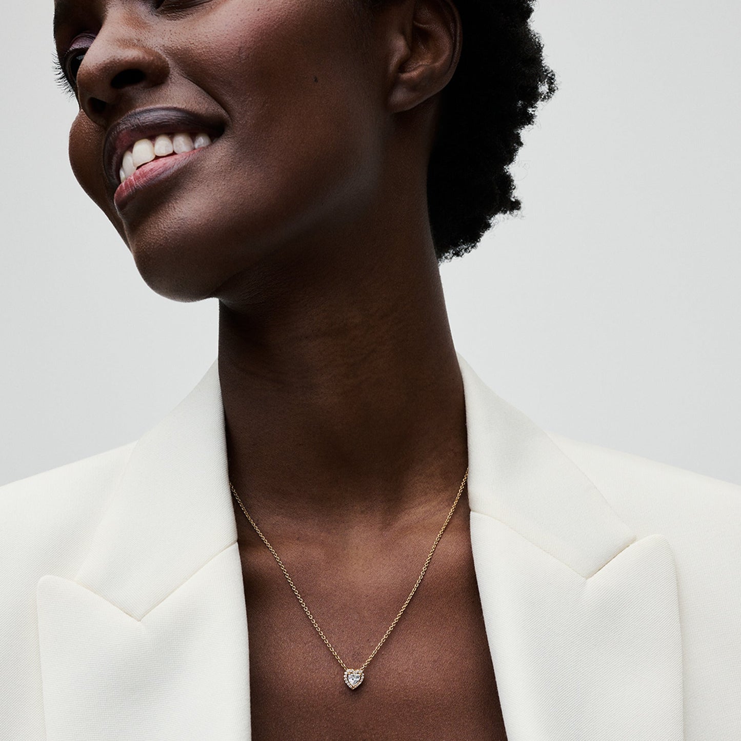 Sparkling Heart Collier Necklace Premium Fashion Jewelry Gift Collection