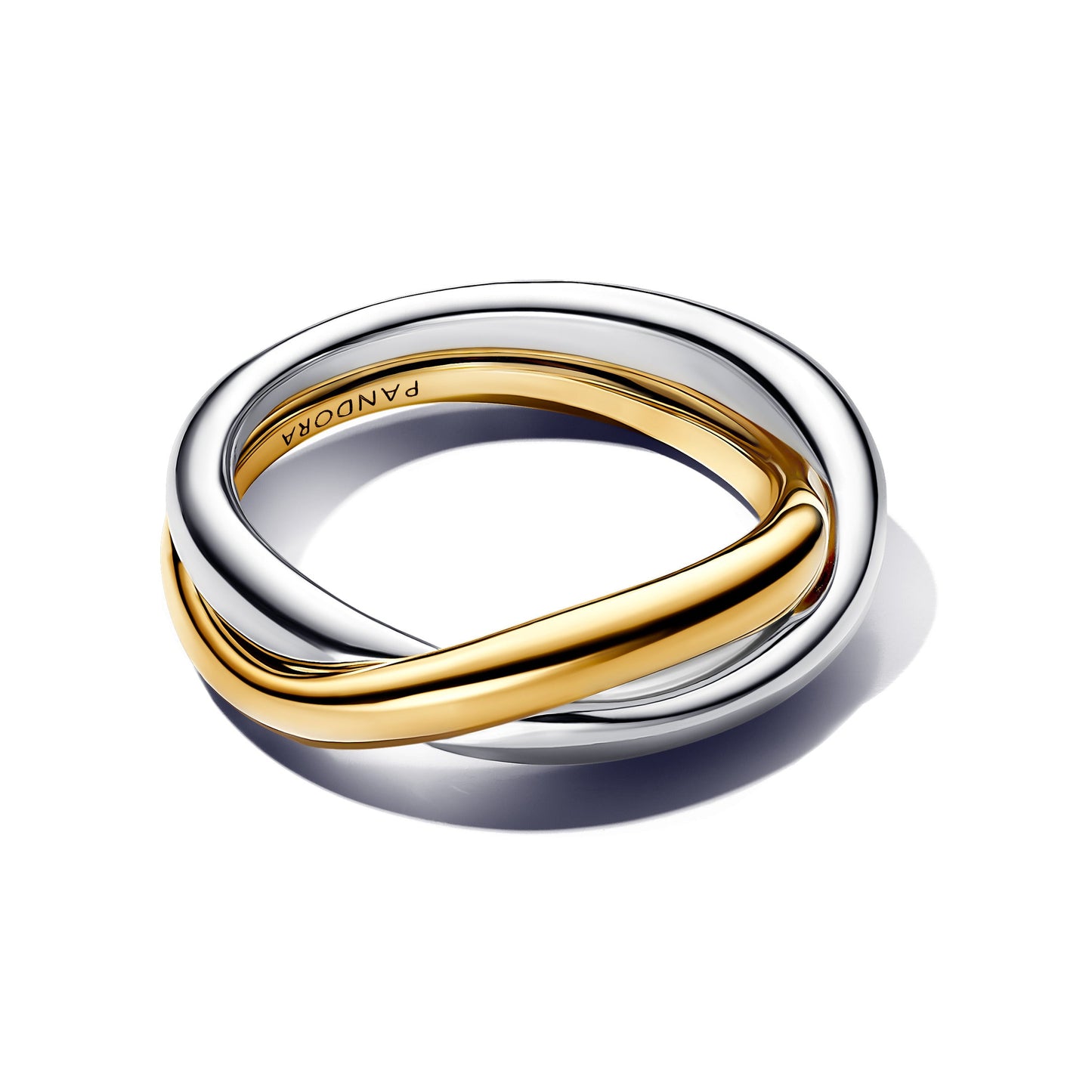 Two-tone Entwined Bands Ring Popular Style Premium Collection