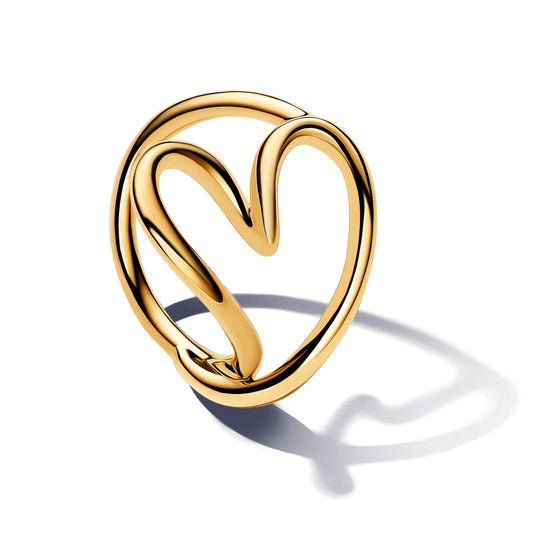 Organically Shaped Heart Ring Popular Style Premium Collection