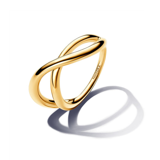 Organically Shaped Infinity Ring Popular Style Premium Collection