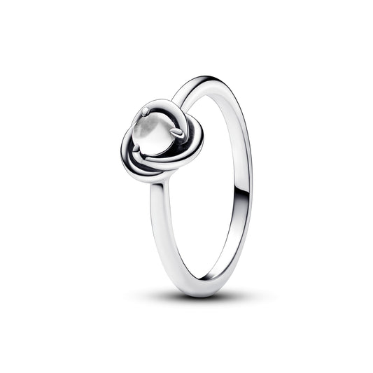 April Birthstone Eternity Circle Ring Popular Style Premium Collection
