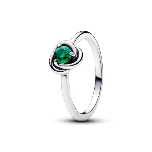 May Birthstone Eternity Circle Ring Popular Style Premium Collection