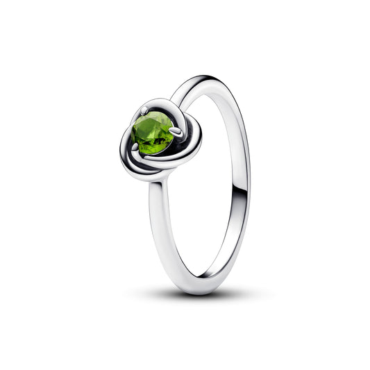 August Birthstone Eternity Circle Ring Popular Style Premium Collection
