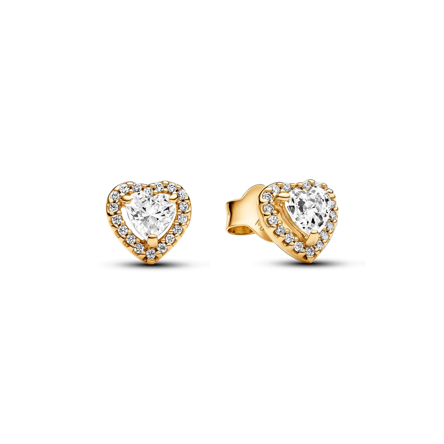 Sparkling Elevated Heart Stud Earrings Popular Style Premium Collection