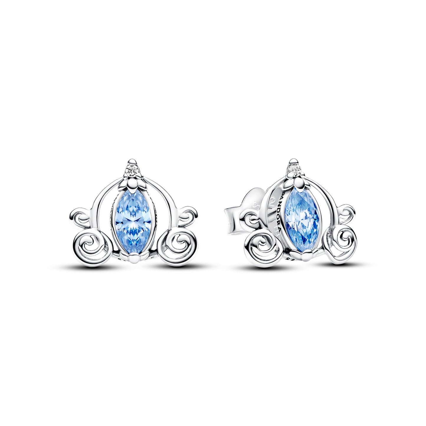 Disney Cinderella's Carriage Stud Earrings Popular Style Premium Collection