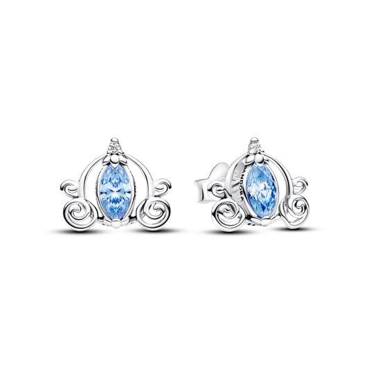 Disney Cinderella's Carriage Stud Earrings Popular Style Premium Collection