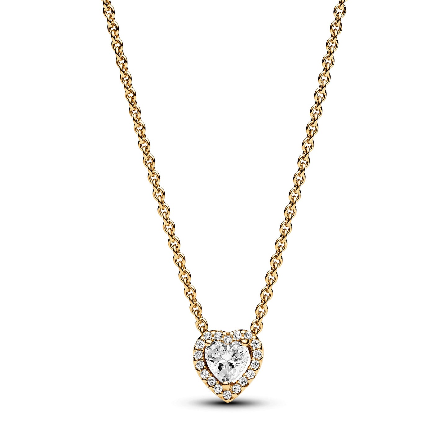 Sparkling Heart Collier Necklace Premium Fashion Jewelry Gift Collection