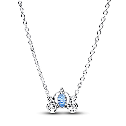 Disney Cinderella's Carriage Collier Necklace Premium Fashion Jewelry Gift Collection