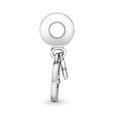 Family tree silver dangle with 14k and clear cubic zirconia Premium Fashion Jewelry Gift Collection