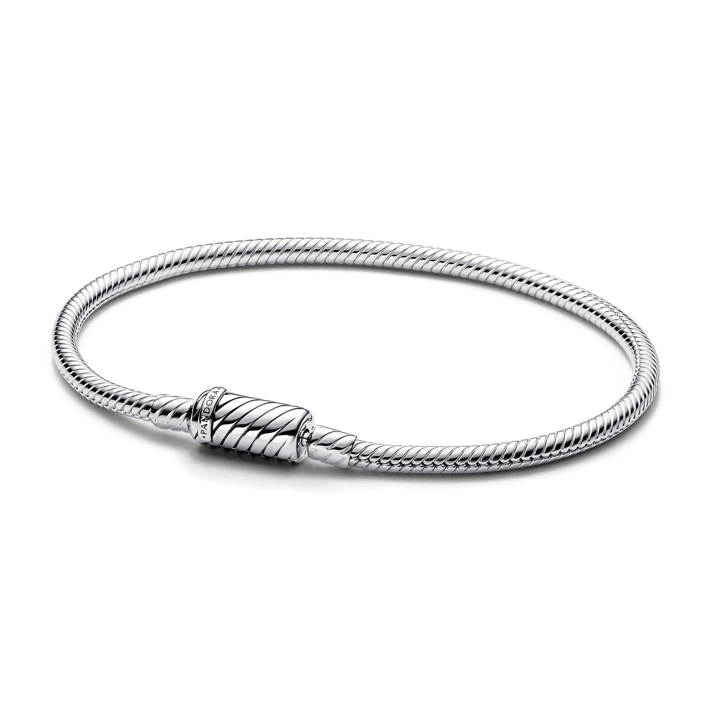 Pandora Moments Sliding Magnetic Clasp Snake Chain Bracelet Premium Fashion Jewelry Gift Collection