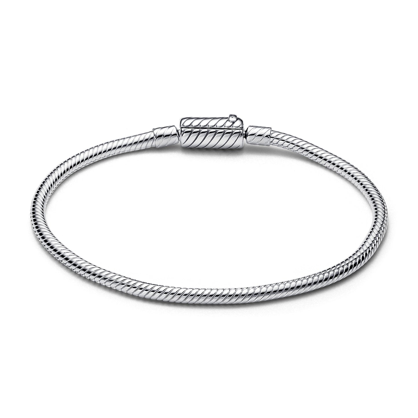 Pandora Moments Sliding Magnetic Clasp Snake Chain Bracelet Premium Fashion Jewelry Gift Collection