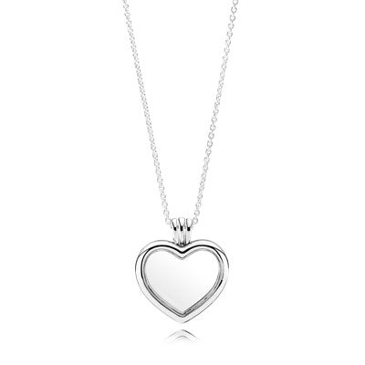 PANDORA Heart Locket Necklace Premium Fashion Jewelry Gift Collection
