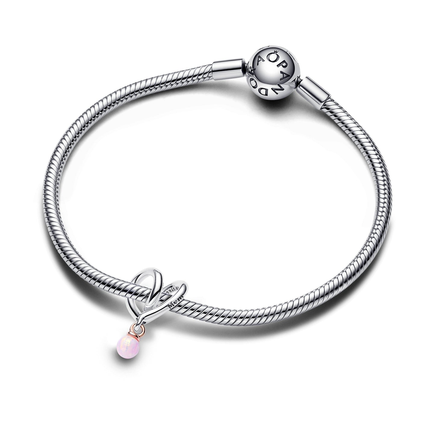 Two-tone Wrapped Heart Charm Premium Fashion Jewelry Gift Collection