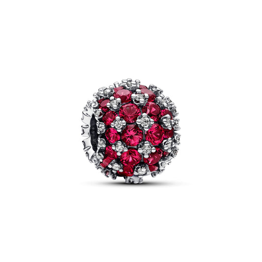 Sparkling Pavé Round Pink Charm Premium Fashion Jewelry Gift Collection