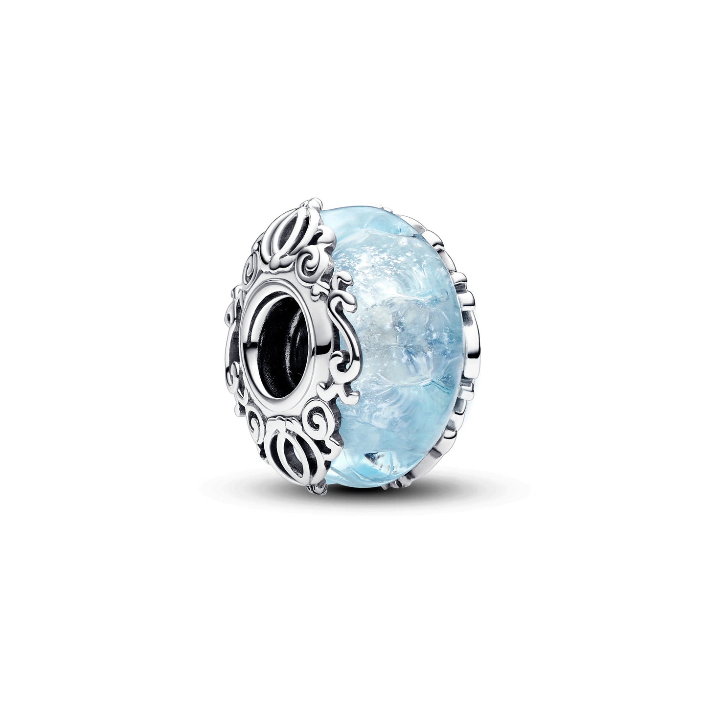 Disney Cinderella Murano Glass Charm Premium Fashion Jewelry Gift Collection