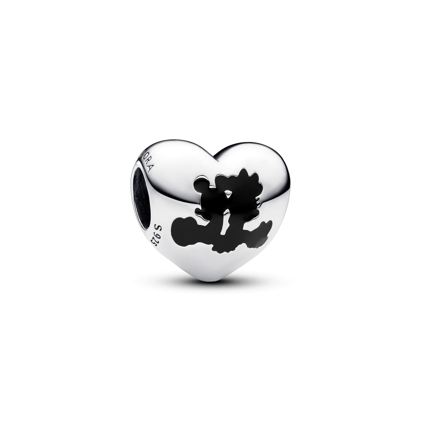 Disney Mickey Mouse & Minnie Mouse Heart Charm Premium Fashion Jewelry Gift Collection