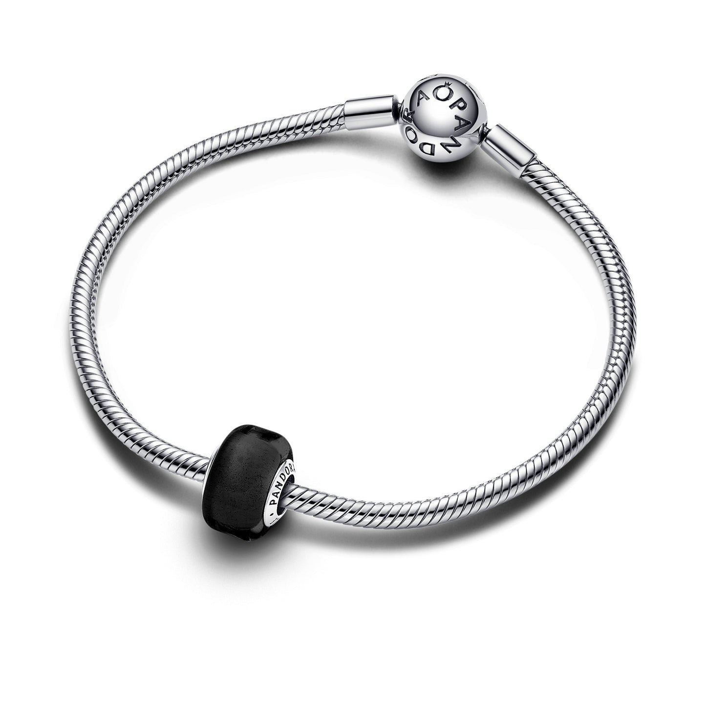 Black Mini Murano Glass Charm Premium Fashion Jewelry Gift Collection
