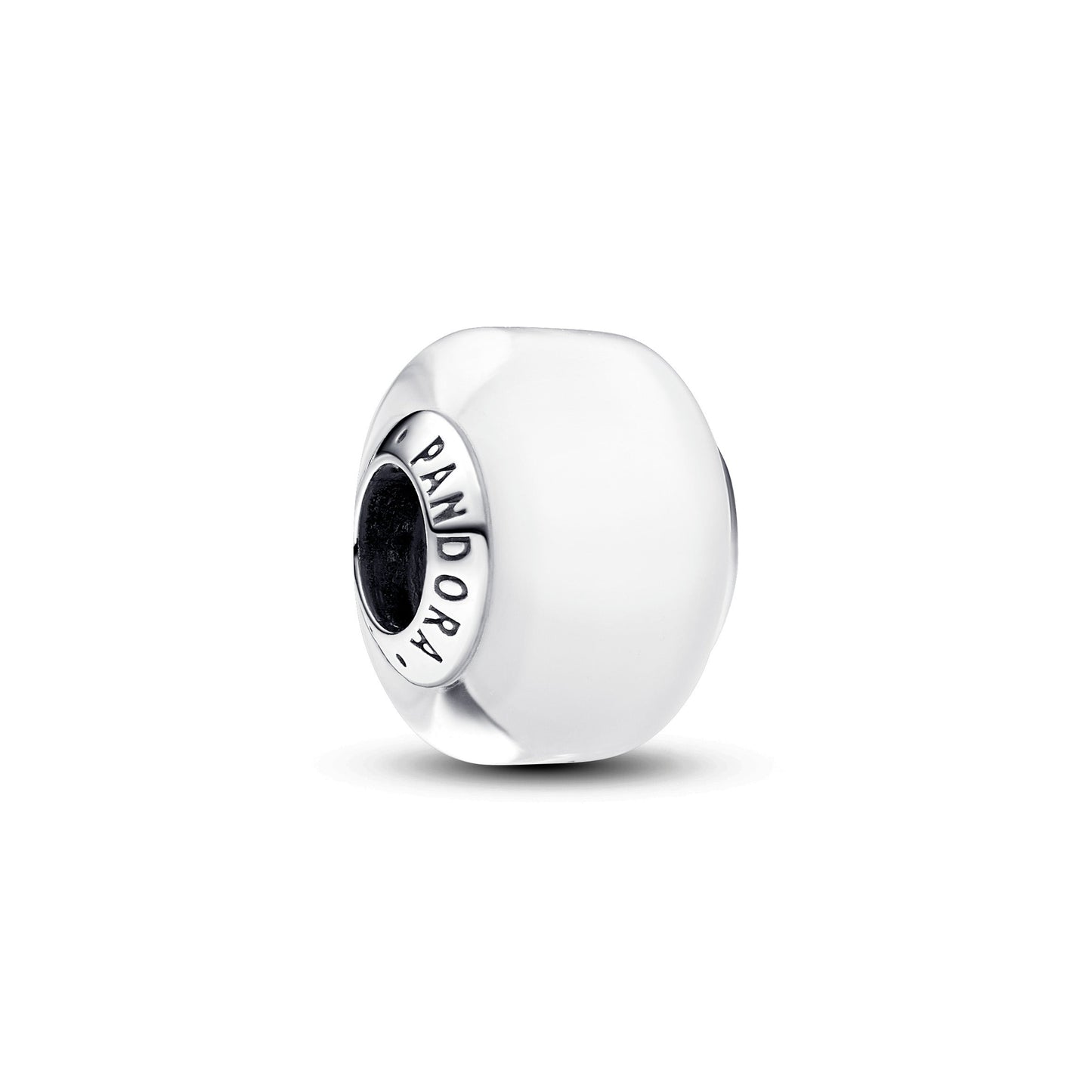 White Mini Murano Glass Charm Premium Fashion Jewelry Gift Collection